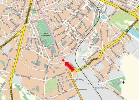 Сiтiлайт B у Чернівцях, 1.8x1.2  Головна вул., 120, навпроти магазину "Захід", в центр схема