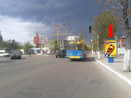 Ситилайт A в Житомире, 1.8x1.2  Вітрука вул., 9В, біля супермаркетів "Олді","Ельдорадо" фото 1