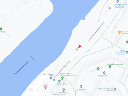 Билборд A в Харькове, 3x6  Барабашова вул., навпроти буд. 38 схема
