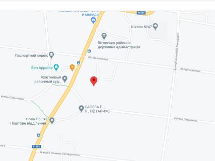 Видеоборд A у Миколаєві Богоявленський пр., 312, аптека "Мед Сервіс", №Юг036, прайс за ролик 10 сек 1 вихід/5 хвилин, з 8:00-22:00. Розрахунок для інших параметрів трансляції уточнюйте у менеджера. - 301461 схема