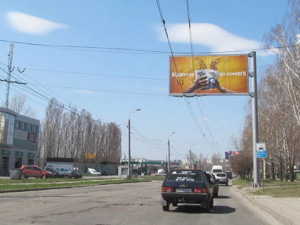 Білборд, Бігборд (Борд)  A у Харкові, 3x6  Валентинівська вул., 5, в центр Фото 1