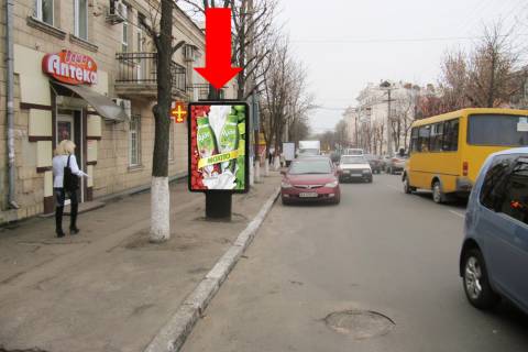 Ситилайт B в Кропивницкий (Кировоград), 1.8x1.2  Шевченка вул., 40 фото 1