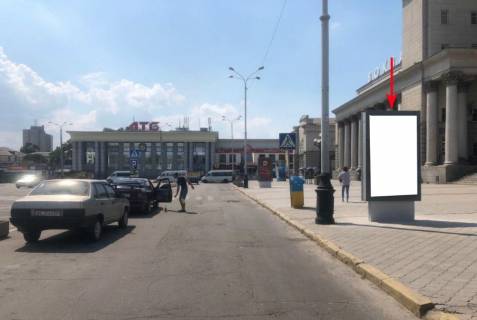 Билборд A в Днепр (Днепропетровск), 2.32x1.35  Вокзальна пл., 11, (2) фото 1