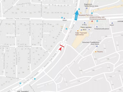 Призма A в Харькове, 3x6  Ландау пр., 91, в центр - 666377 схема