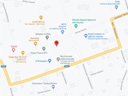 Видеоборд A у Ямполі Свободи вул., 81/49-А, аптека "Конекс", прайс за ролик 10 сек 1 вихід/5 хвилин, на двосторонньому екрані, від 144 виходів на день. Розрахунок для інших параметрів трансляції уточнюйте у менеджера. - 301614 схема