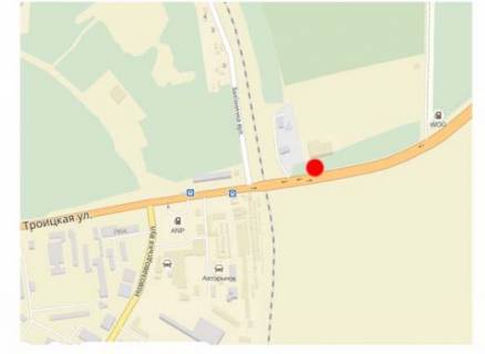 Білборд, Бігборд (Борд)  B у Миколаєві Троїцька вул. (колиш. Кірова вул.) - Баштанське шосе, біля авторинку схема