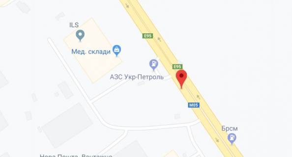 Білборд, Бігборд (Борд)  A у Одесі Київське шосе (Ленінградське шосе), 27 схема