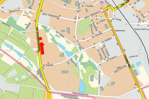 Білборд, Бігборд (Борд)  A у Чернівцях, 3x6  Героїв Майдану вул., 79, в центр (флажок) схема