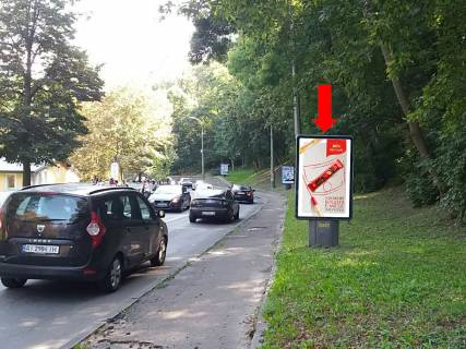 Сiтiлайт  у Києві, 1.8x1.2  Паркова дорога вул., в районі "Зеленого театру", в бік Дніпровського спуску Фото 1