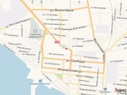 Сiтiлайт B у Бердянську Мелитопольское шоссе, 13-11, подъем, 4-й сити-лайт схема