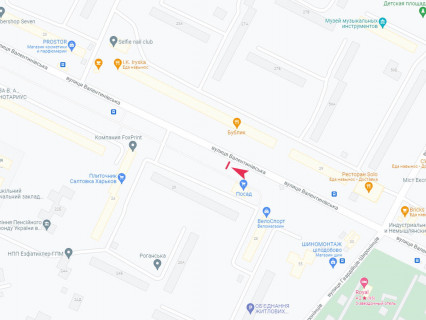 Билборд B в Харькове, 3x6  Валентинівська вул., 26 схема