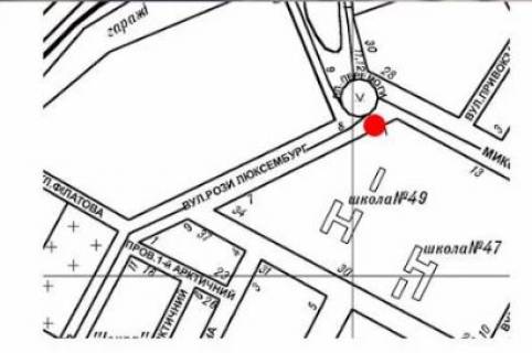 Билборд A в Херсоне Перемоги пл. - Миколаївське шосе, 19 схема