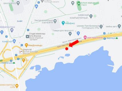 Билборд B в Киеве, 3x6  Бажана пр., навпроти буд. 5е схема