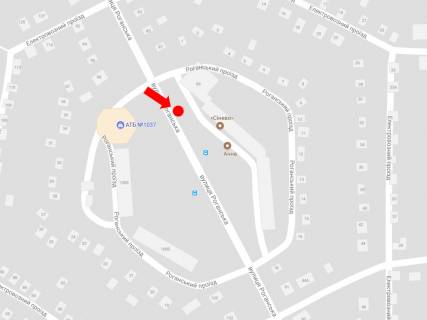 Билборд B в Харькове, 3x6  Роганська вул. / Роганський пр., з центру схема