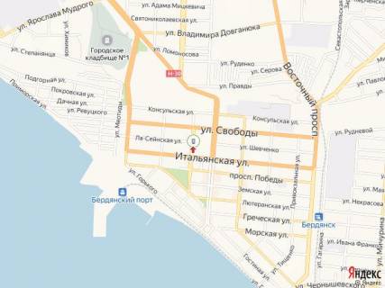 Ситилайт B в Бердянске Труда пр., 31Д, напротив схема