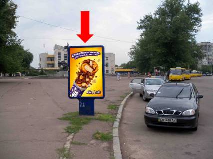 Сiтiлайт  у Черкасах, 1.8x1.2  Шевченка бул. / 700-річчя Черкас пл., біля ресторану "Папа Карло", з центру Фото 1