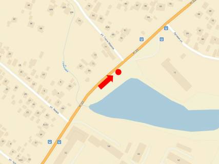 Білборд, Бігборд (Борд)   у Вінниці, 3x6  Ватутіна вул., 58 / Мороза вул., біля розвороту тролейбуса, з центру схема