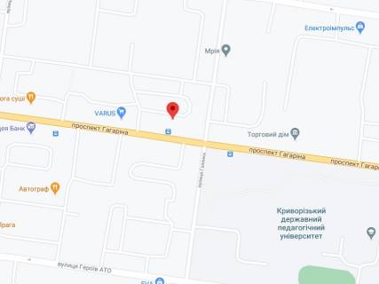 Видеоборд A у Кривому Розі Гагаріна пр., 51, аптека "Мед Сервіс", №Дн074, прайс за ролик 10 сек 1 вихід/5 хвилин, з 8:00-22:00. Розрахунок для інших параметрів трансляції уточнюйте у менеджера. - 301407 схема