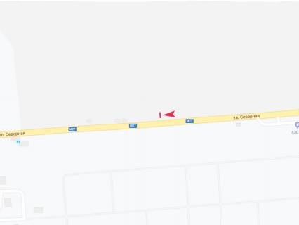 Билборд A в Бурлачьей Балке, 3x6  Північна вул. схема