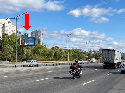 Билборд B в Киеве, 3x6  Бажана пр., 1-Л, 700 м. від ст.м. "Осокорки", в сторону ст.м. "Позняки", Харківської пл. фото 1