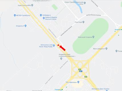 Призма A в Киеве, 3x6  Кільцева дорога - вул. Касіяна, роздільник, ТРЦ "Республіка", в сторону супермаркету "Епіцентр", пр. Перемоги - 394008 схема
