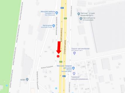 Видеоборд A в Киеве, 3x6  Столичне шосе - Плещеєва вул., з центру - 475540 схема