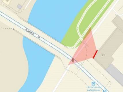 Видеоборд B у Харкові Конєва вул., 21, прайс за ролик 10 сек, 1 вих / 4 хв з 7:00 до 23:00. Прорахунок інших конфігурацій уточнюйте у менеджерів - 380795 схема