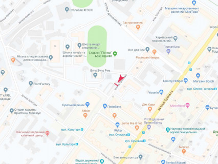 Бэклайт A в Харькове, 2.3x3.14  Трінклера вул., 9, навпроти буд. 24, в центр схема