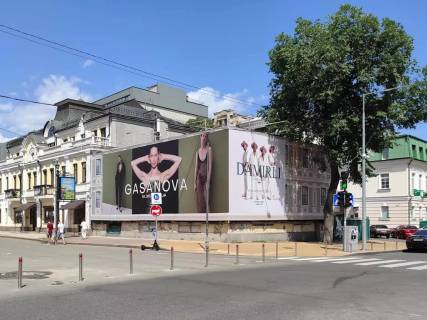 Брендмауер, Брандмауер, Брандмауэр A у Києві, 5.95x45.9  Сагайдачного вул., 16 Фото 1