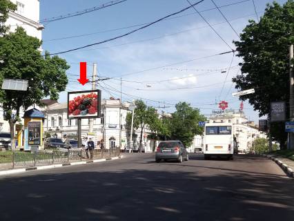 Бэклайт  в Сумах, 2.3x3.14  Покровська пл. / вул. Козацький вал, готель "Україна", з центру фото 1