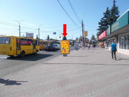 Сiтiлайт A у Сумах, 1.8x1.2  1-а Набережна вул. р. Стрілки, біля магазину "Квіти", в бік Іллінської вул. (кол. Червоногвардійської вул.) Фото 1