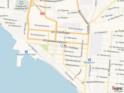 Ситилайт A в Бердянске Победы пр., 6 схема