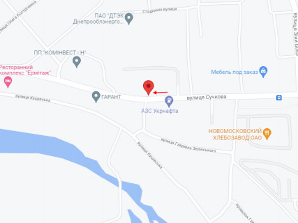Білборд, Бігборд (Борд)  A у Самар, 3x6  Сучкова вул., 66 схема
