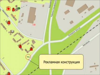 Билборд A в Запорожье Авраменко вул., 3, навпроти схема