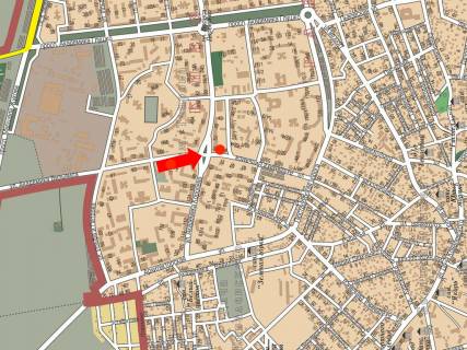 Билборд B в Одессе, 3x6  Вільямса вул. / Корольова вул., біля супермаркету "Таврия В", в бік Люстдорфської дороги схема