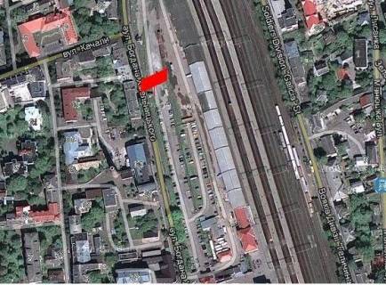 Билборд B в Тернополе, 3x6  Хмельницького вул. - Качали вул. схема