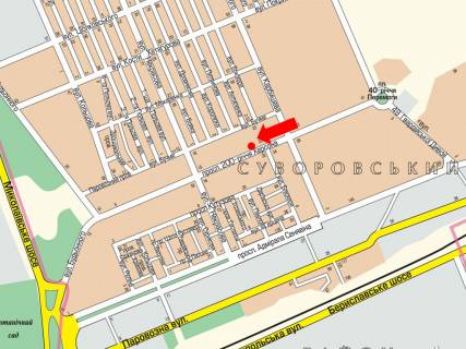 Билборд A в Херсоне, 3x6  200-річчя Херсону пр. / Вишнева ввул. (кол. Блюхера ввул.), в центр схема