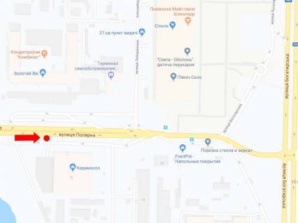 Призма  в Киеве, 3x6  Полярна вул., 12, на мосту, в сторону супермаркетів "Епіцентр", "Сільпо", вул. Богатирській - 445797 схема