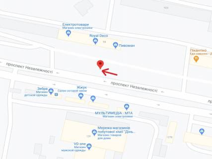 Скролер, Скрол A у Чернівцях Незалежності пр., 94 - 300136 схема