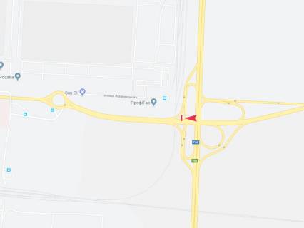 Білборд, Бігборд (Борд)   у Білій Церкві, 3x6  в'їзд у місто з боку Києва, шляхопровід схема