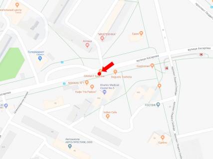 Билборд  в Харькове, 3x6  Ахсарова вул., 11, навпроти, в сторону Перемоги пр. схема