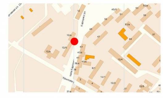 Білборд, Бігборд (Борд)  A у Миколаєві Карпенко вул., 12А, навпроти Приватбанку схема