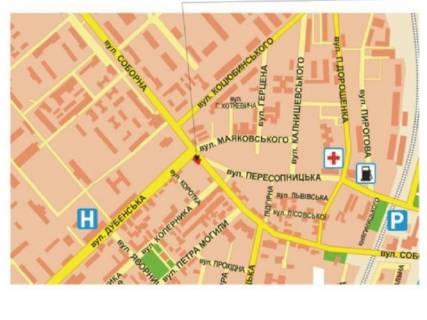 Призма A в Ровно Соборна вул., 205 - 297653 схема