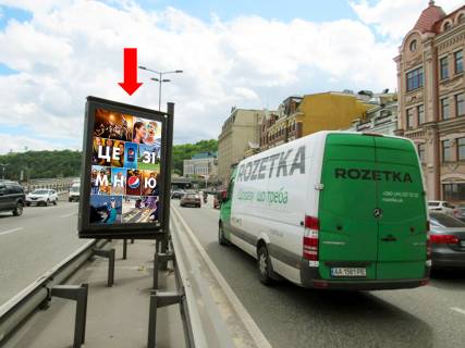 Видеоборд A в Киеве, 1.8x1.2  Набережно-Хрещатицька вул., 11, на р/п, (2-2), у бік ст.м. "Поштова площа" - 483864 фото 1