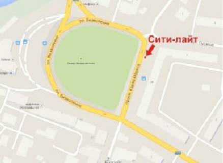 Ситилайт  в Кривом Роге, 1.8x1.2  Маркса пр., 48 - Визволення пл. схема