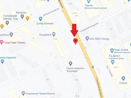 Скроллер A в Черновцах, 2.3x3.14  Головна вул., 204б - 586456 схема