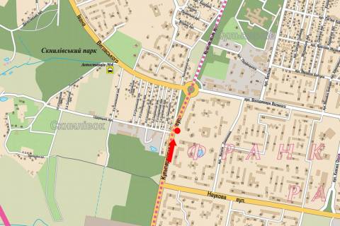 Призма A в Львове, 3x6  Кульпарківська вул., 125 / Щирецька вул., в центр - 19103 схема