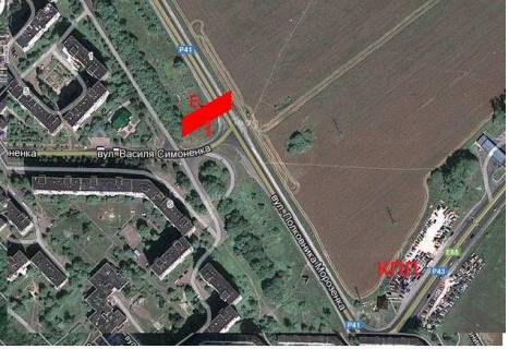 Білборд, Бігборд (Борд)  A у Тернополі, 3x6  Морозенко вул. / Симоненко вул., 2 схема