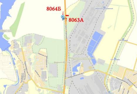 Билборд B в Мариуполе Донецька траса, консоль схема