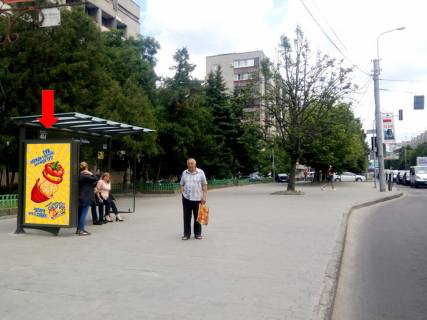 Ситилайт  в Львове, 1.8x1.2  Великого В. вул., 50, зуп. "Боткіна", в сторону вул. Княгині Ольги фото 1